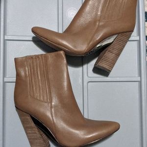 BCBG leather ankle boots